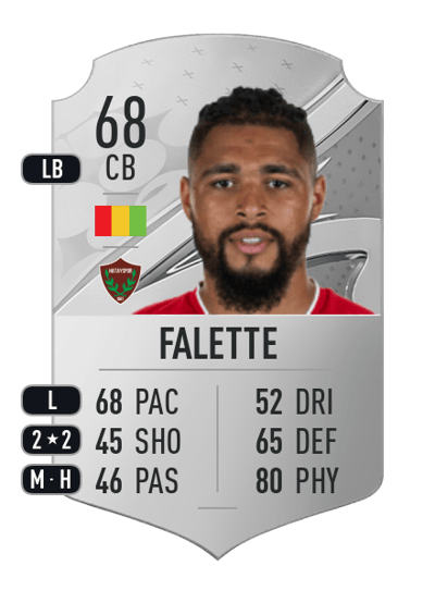 Simon Falette Rare 68 OVR