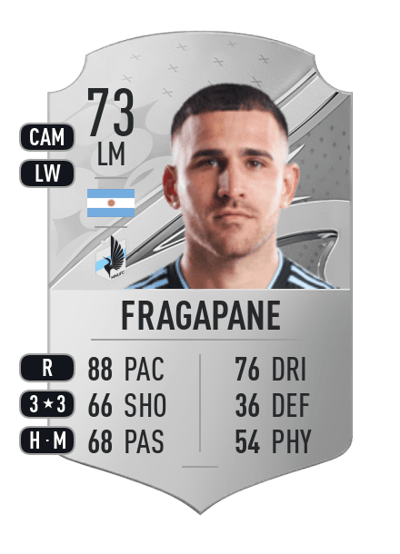 Franco Fragapane Rare 73 OVR