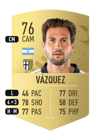 Franco Vázquez Common 76 OVR