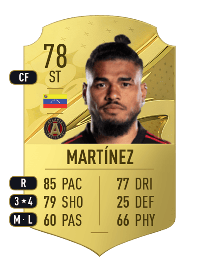 Josef Martínez Rare 78 OVR