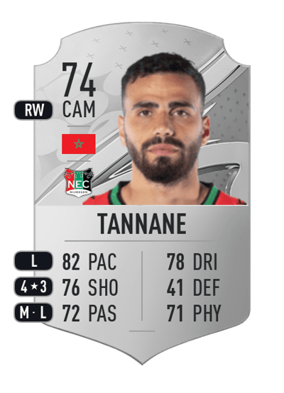 Oussama Tannane Rare 74 OVR