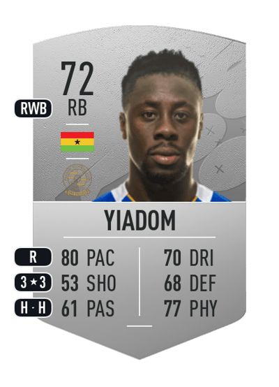 Andy Yiadom Common 72 OVR
