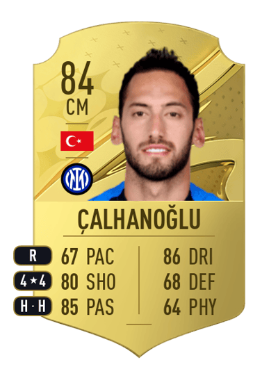 Hakan Çalhanoğlu Rare 84 OVR