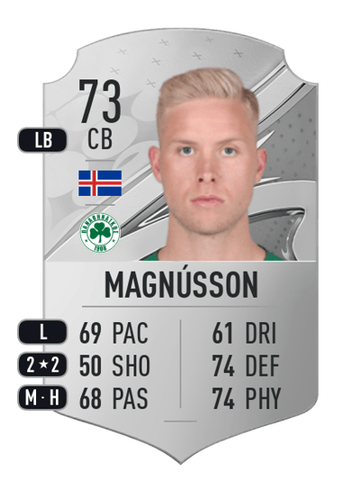 Hörður Magnússon Rare 73 OVR