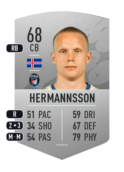 Hjörtur Hermannsson Common 68 OVR