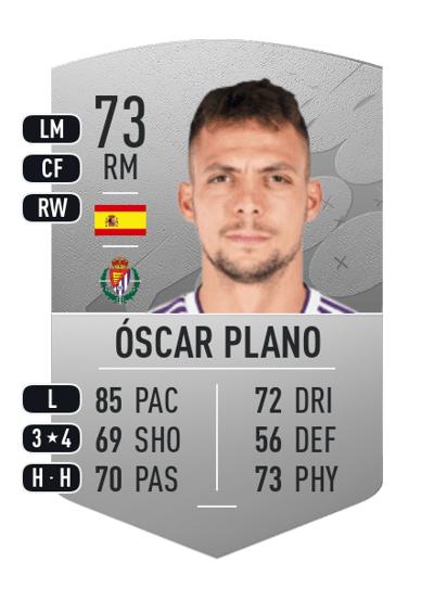 Óscar Plano Common 73 OVR