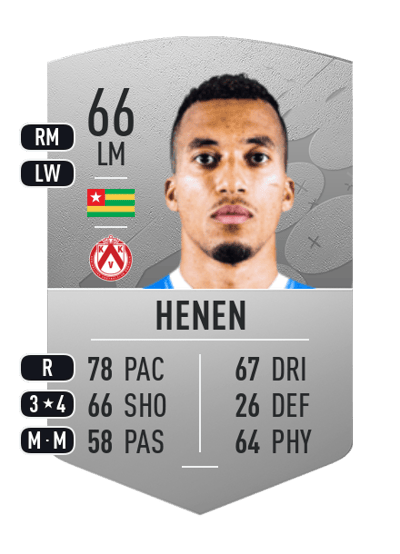 David Henen Common 66 OVR
