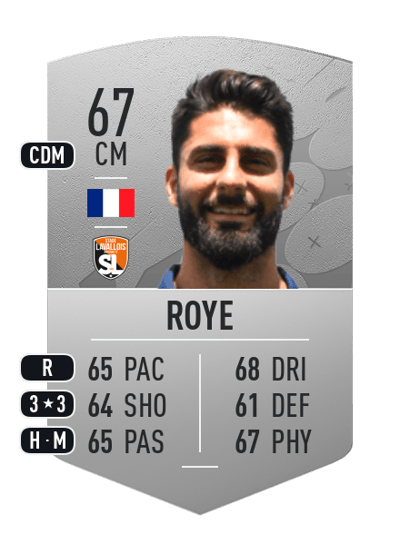 Jimmy Roye Common 67 OVR