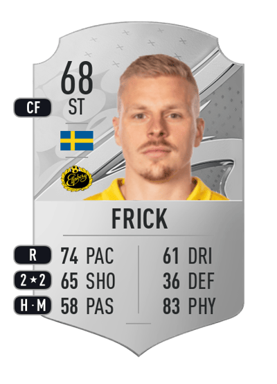 Per Frick Rare 68 OVR