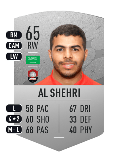 Yahia Al Shehri Common 65 OVR