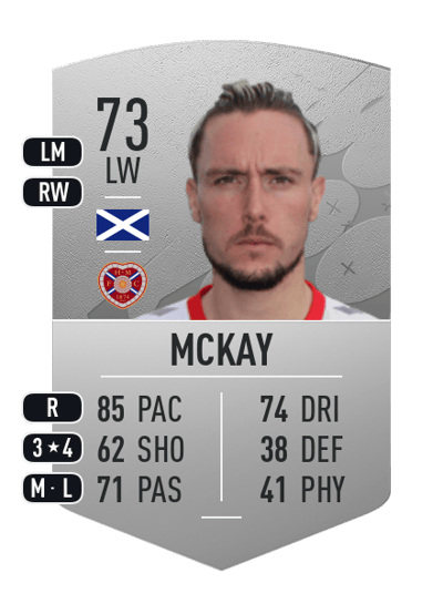 Barrie McKay Common 73 OVR