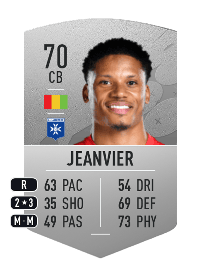 Julian Jeanvier Common 70 OVR
