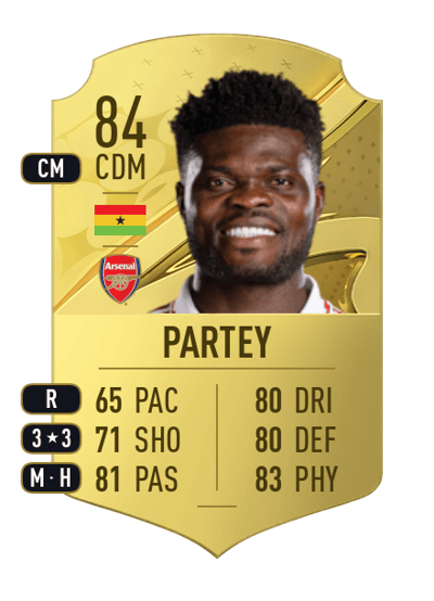 Thomas Partey Rare 84 OVR
