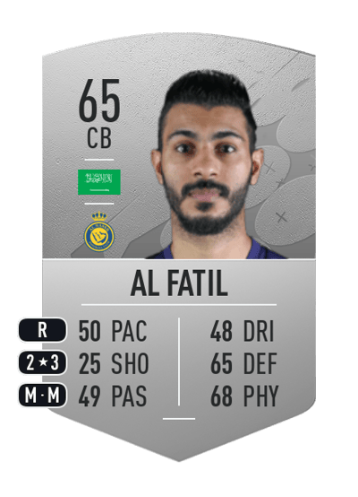 Mohammed Al Fatil Common 65 OVR