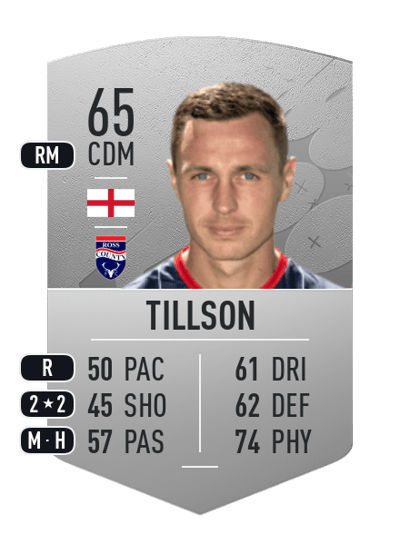 Jordan Tillson Common 65 OVR