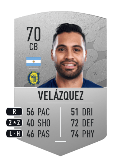 Julián Velázquez Common 70 OVR