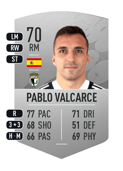 Pablo Valcarce Common 70 OVR