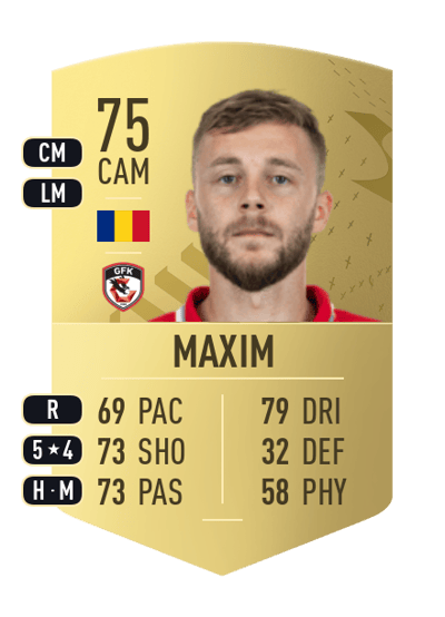 Alexandru Maxim Common 75 OVR