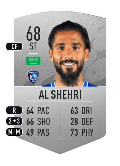 Saleh Al Shehri Common 68 OVR