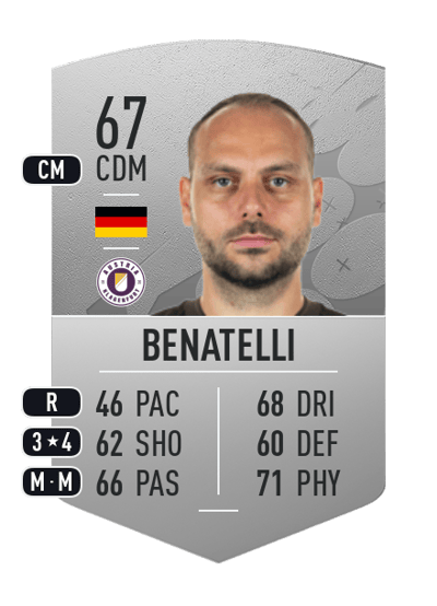 Rico Benatelli Common 67 OVR