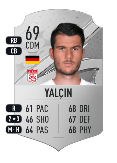 Robin Yalçın Rare 69 OVR