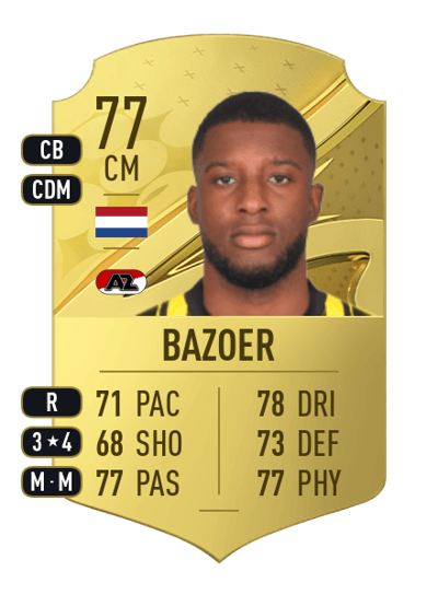 Riechedly Bazoer Rare 77 OVR