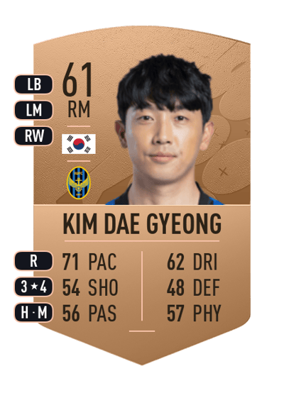 Kim Dae Gyeong Common 61 OVR