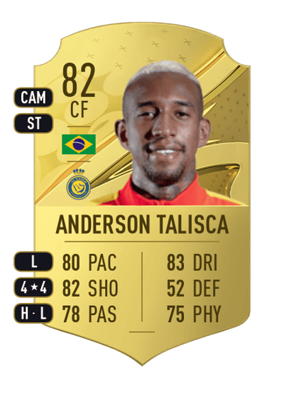 Anderson Talisca Rare 82 OVR