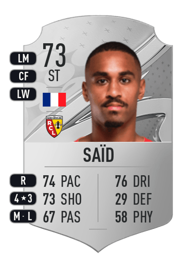Wesley Saïd Rare 73 OVR