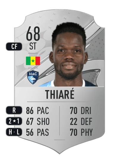 Jamal Thiaré Rare 68 OVR