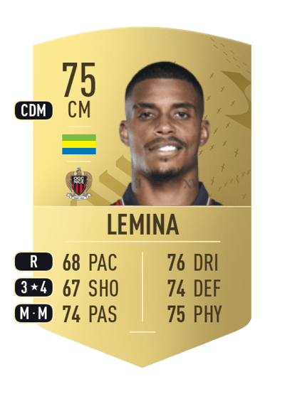 Mario Lemina Common 75 OVR