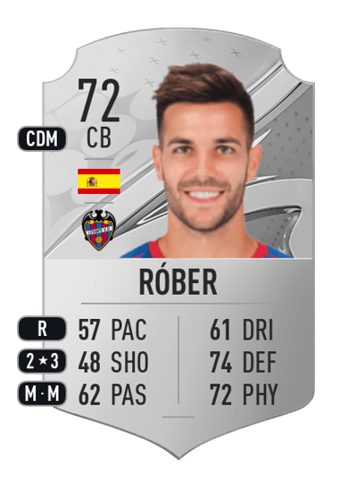 Róber Rare 72 OVR