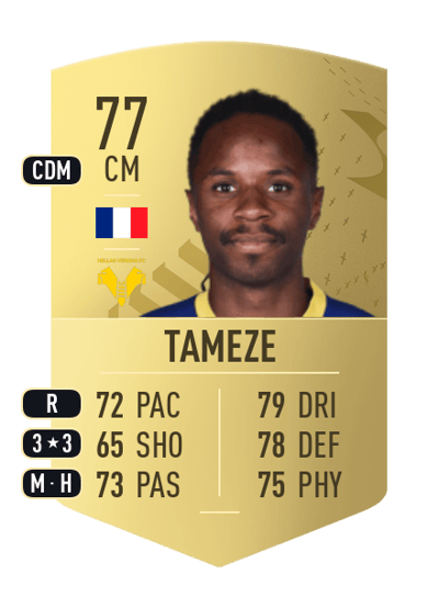 Adrien Tameze Common 77 OVR