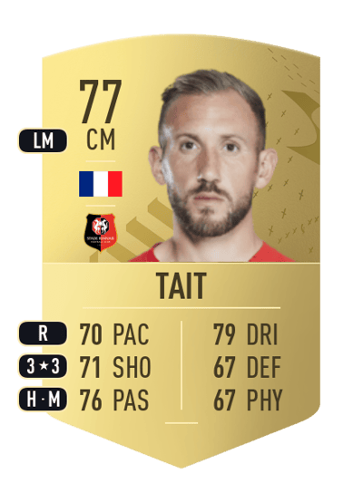 Flavien Tait Common 77 OVR