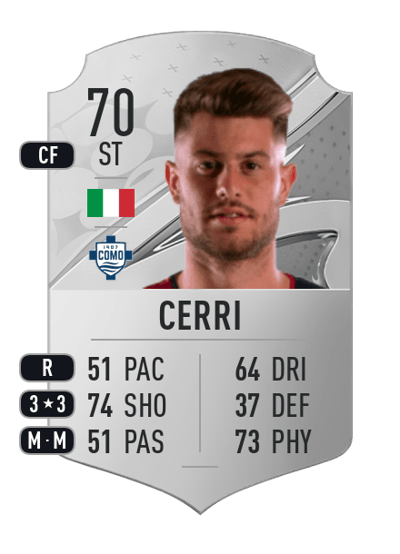 Alberto Cerri Rare 70 OVR
