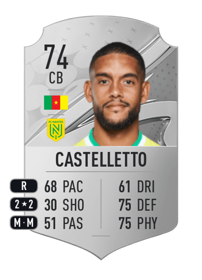 Jean-Charles Castelletto Rare 74 OVR