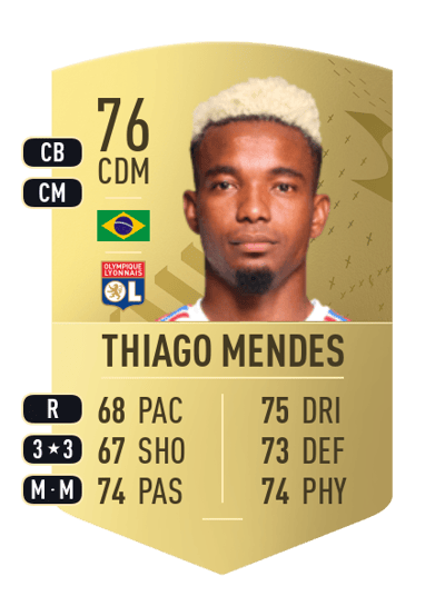 Thiago Mendes Common 76 OVR