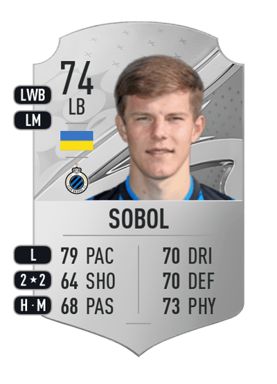 Eduard Sobol Rare 74 OVR