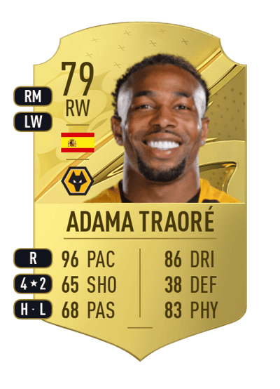 Adama Traoré Rare 79 OVR
