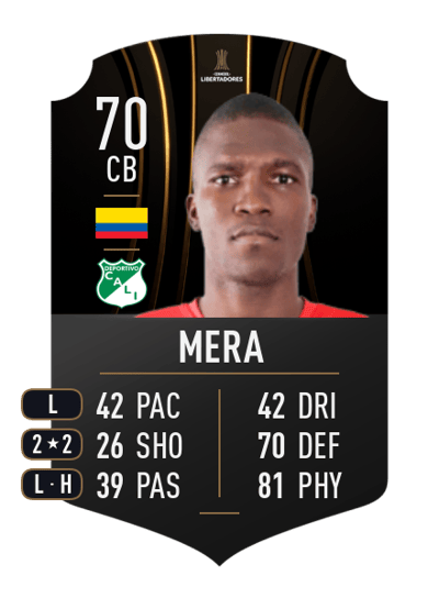 Germán Mera CONMEBOL LIBERTADORES 70 OVR