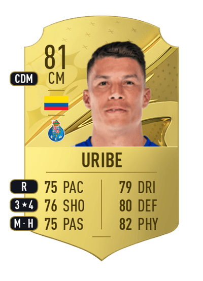 Mateus Uribe Rare 81 OVR