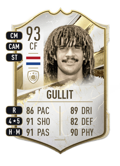 Ruud Gullit Icon 93 OVR