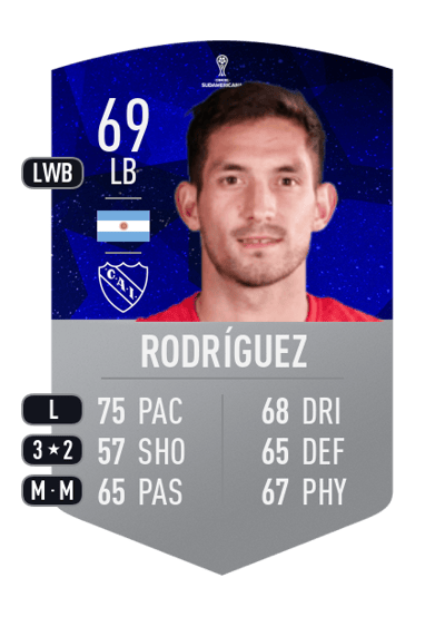 Lucas Rodríguez CONMEBOL SUDAMERICANA 69 OVR