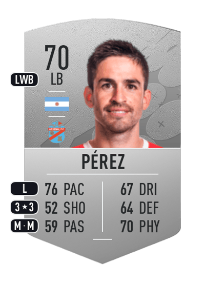 Damián Pérez Common 70 OVR