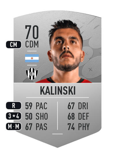 Enzo Kalinski Common 70 OVR