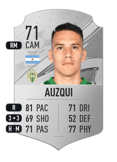 Carlos Auzqui Rare 71 OVR
