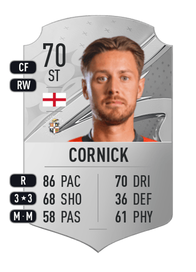 Harry Cornick Rare 70 OVR