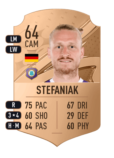 Marvin Stefaniak Rare 64 OVR