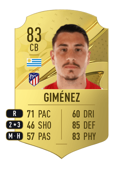 José María Giménez Rare 83 OVR