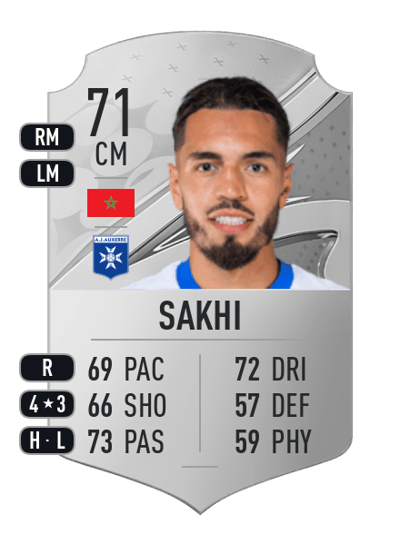 Hamza Sakhi Rare 71 OVR